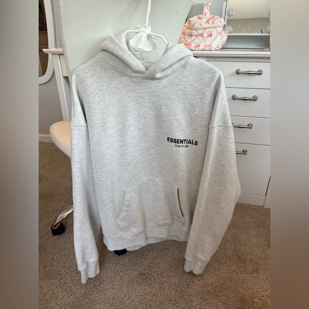 Grey Essentials Hoodie